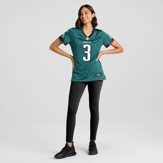 Nolan Smith Philadelphia Eagles Women's Team Game Jersey - Midnight Green