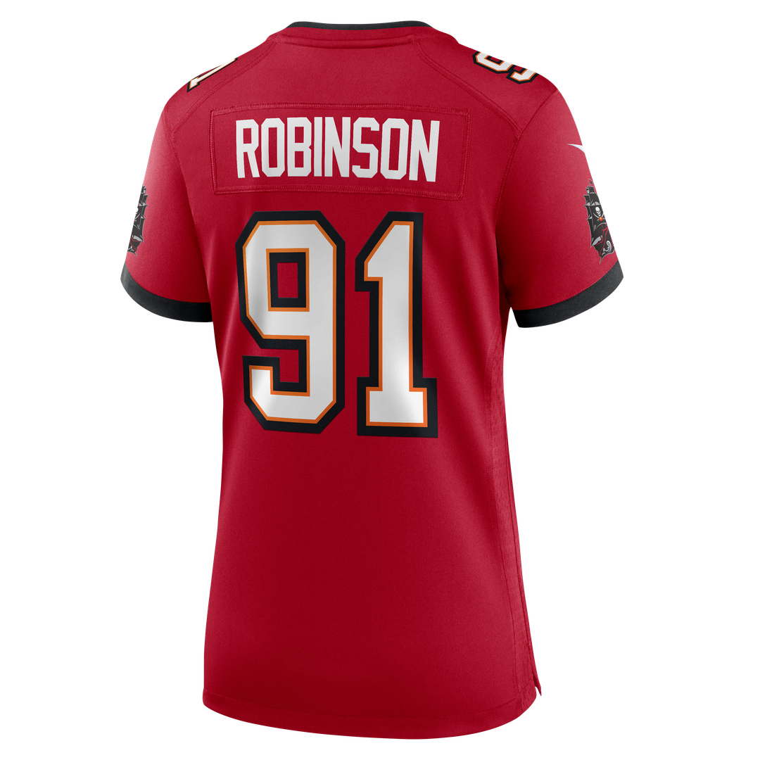 A'Shawn Robinson Tampa Bay Buccaneers Women's Team Game Jersey - Red