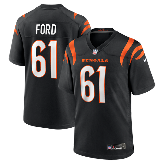 Cody Ford Cincinnati Bengals Game Jersey - Black